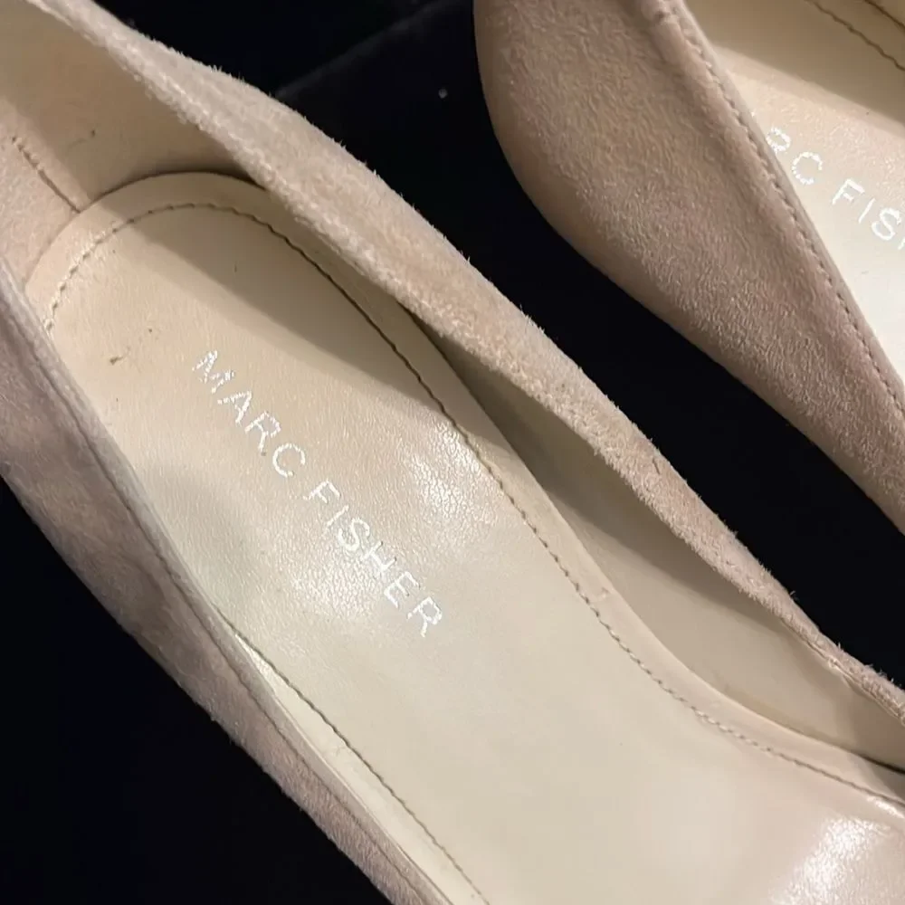 Marc Fisher Tuscany Suede Pointed Toe Pumps